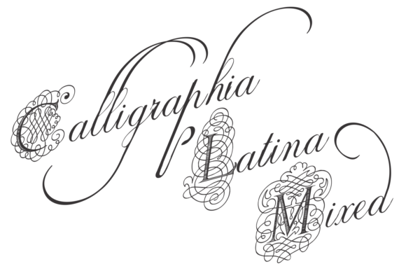Calligraphia Latina Mixed Font - Featured Image