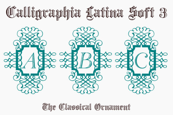 Calligraphia Latina Soft 3 Font - Featured Image