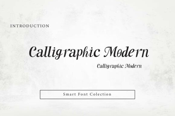 Calligraphic Modern Font - Featured Image