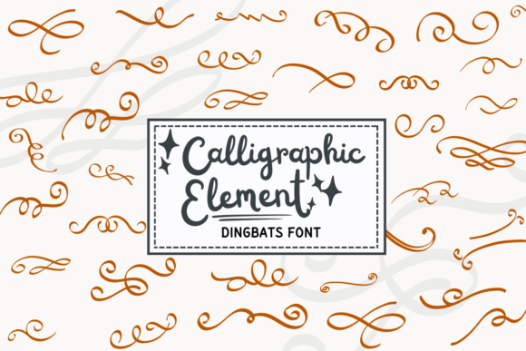 Calligraphy Element Font - Featured Image