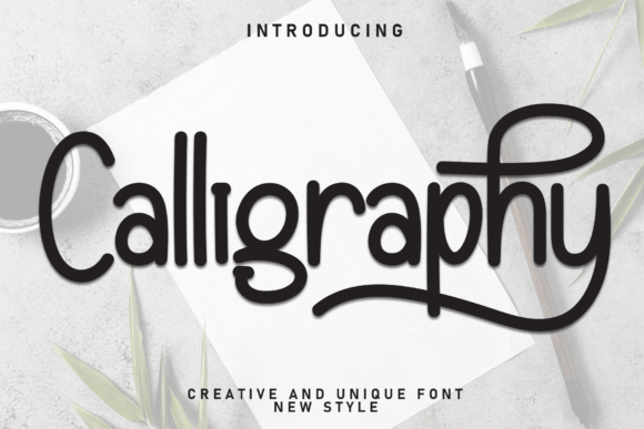 Calligraphy Font - Featured Image