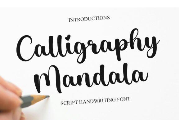 Calligraphy Mandala Font - Featured Image