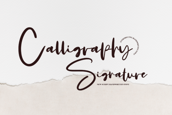Calligraphy Signature Font - Featured Image