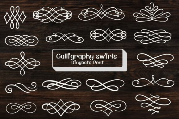 Calligraphy Swirls Font - Featured Image
