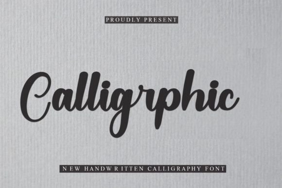 Calligrphic Font - Featured Image
