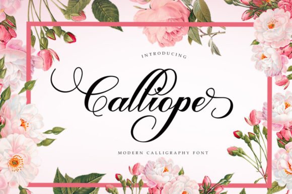 Calliope Script Font - Featured Image
