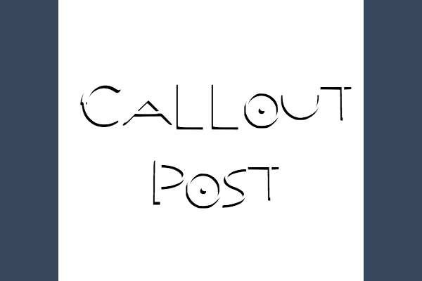 Callout Post Font - Featured Image