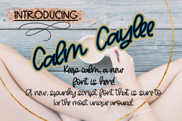 Calm Caylee Font - Featured Image