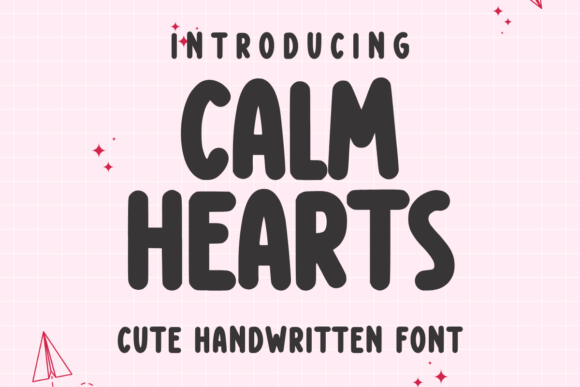 Calm Hearts Font - Featured Image
