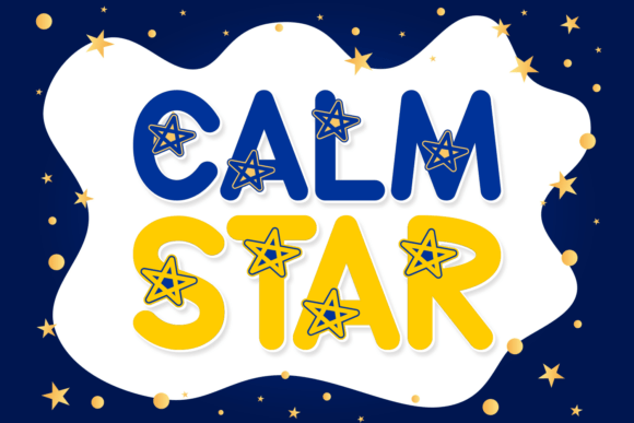 Calm Star Font - Featured Image