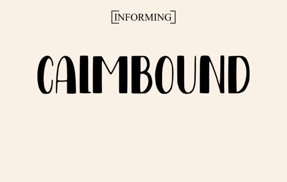 Calmbound Font - Featured Image