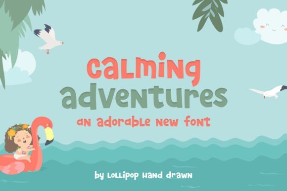 Calming Adventures Font - Featured Image