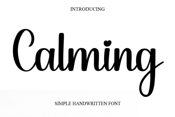 Calming Font - Featured Image