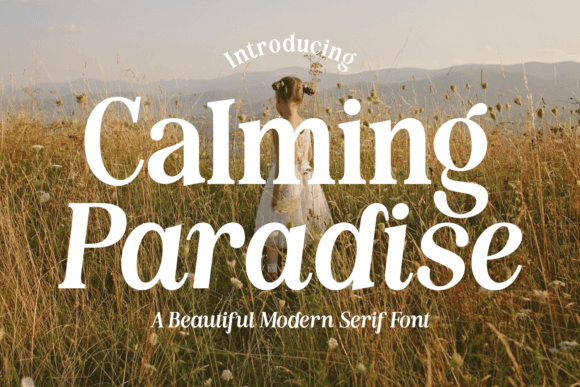 Calming Paradise Font - Featured Image