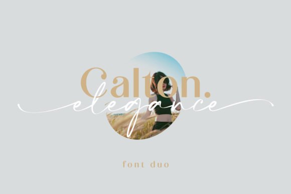 Calton Elegance Duo Font - Featured Image