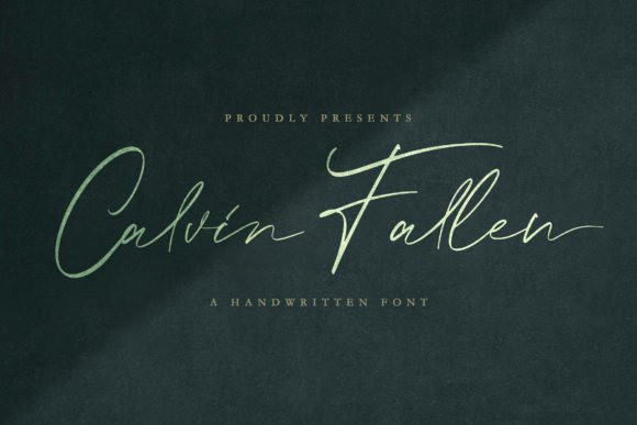 Calvin Fallen Font - Featured Image