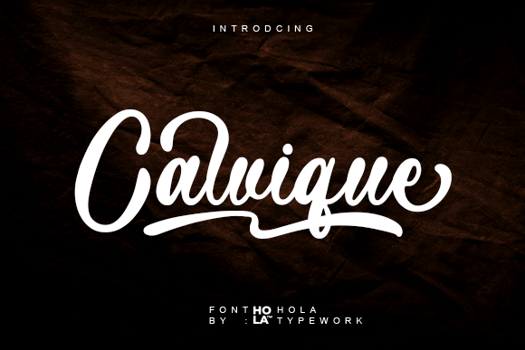 Calvique Font - Featured Image