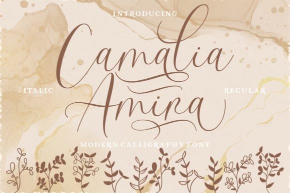 Camalia Amira Font - Featured Image