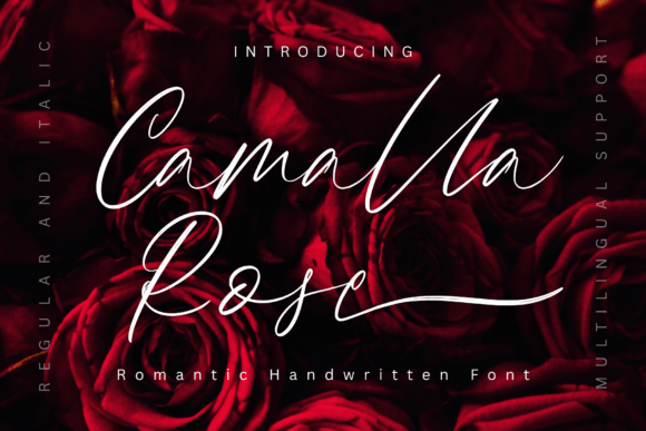 Camalla Rose Font - Featured Image