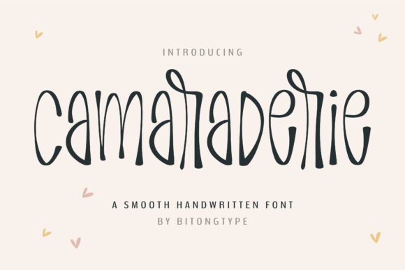 Camaraderie Font - Featured Image