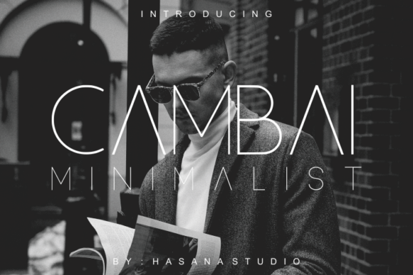 Cambai Minimalist Font - Featured Image