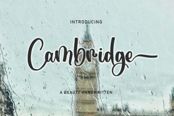 Cambridge Font - Featured Image