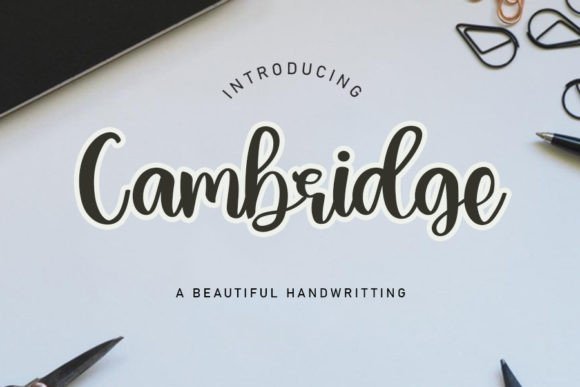 Cambridge Font - Featured Image