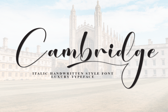Cambridge Font - Featured Image