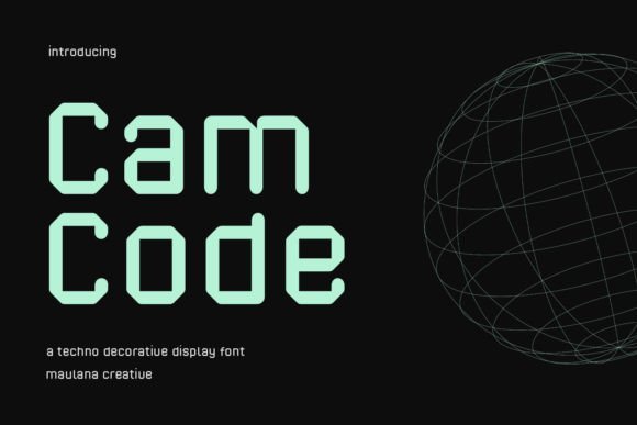 Camcode Font - Featured Image