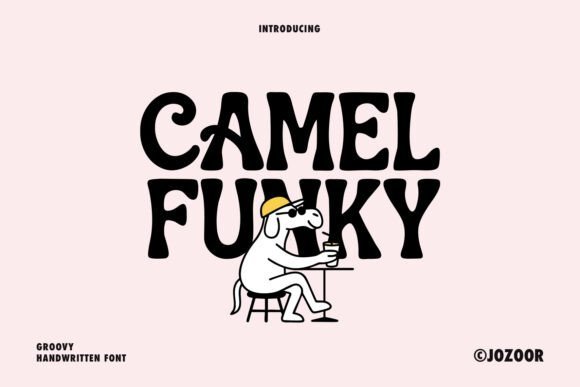 Camel Funky Font - Featured Image