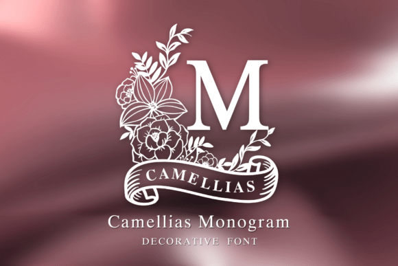 Camellias Monogram Font - Featured Image