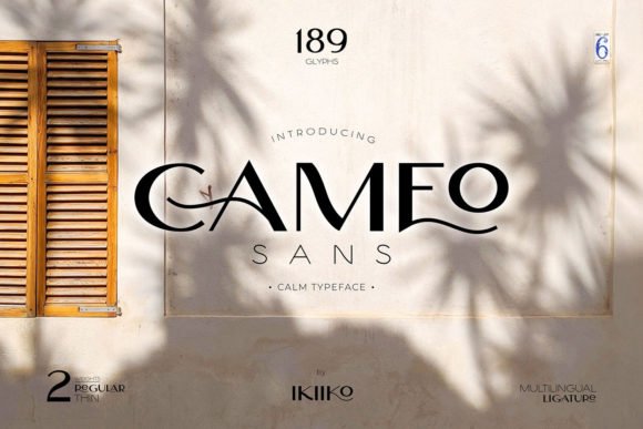 Cameo Font - Featured Image