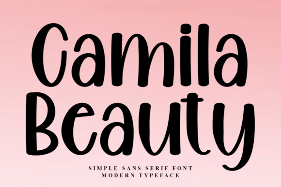 Camila Beauty Font - Featured Image