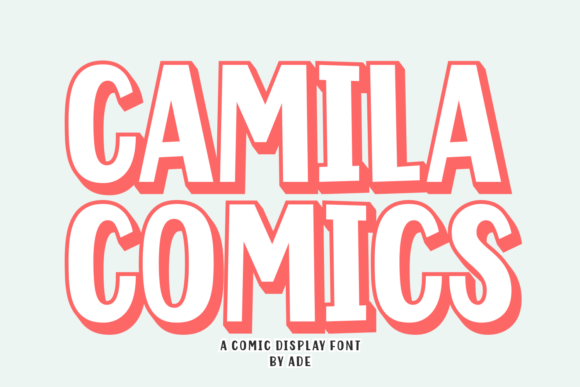 Camila Comics Font - Featured Image