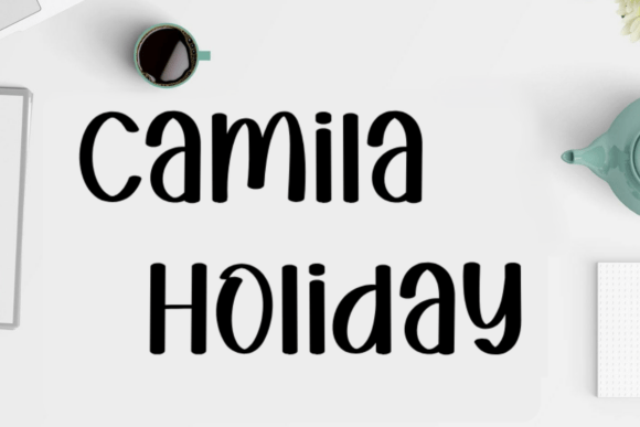 Camila Holiday Font - Featured Image