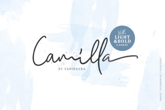 Camilla Family Font - Featured Image