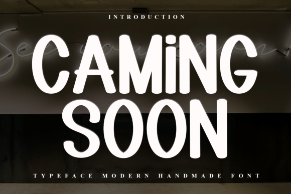 Caming Soon Font - Featured Image