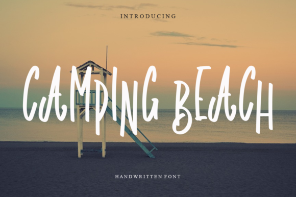 Camping Beach Font - Featured Image