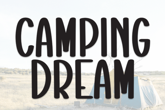 Camping Dream Font - Featured Image