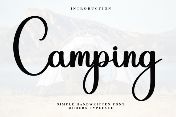 Camping Font - Featured Image