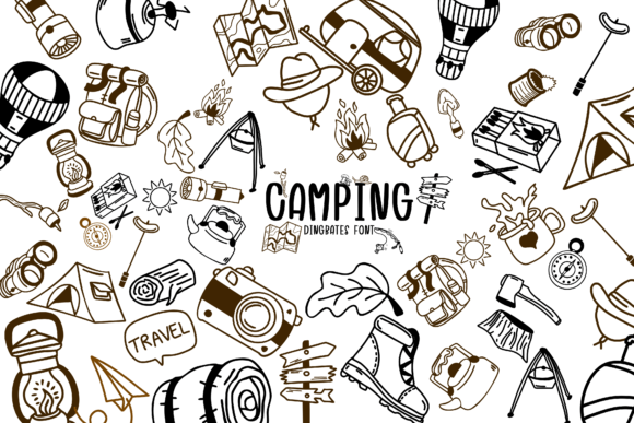 Camping Font - Featured Image
