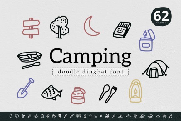Camping Font - Featured Image