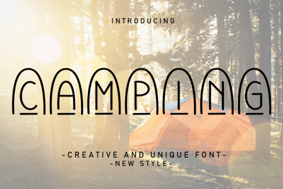 Camping Font - Featured Image