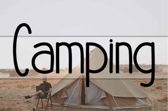 Camping Font - Featured Image