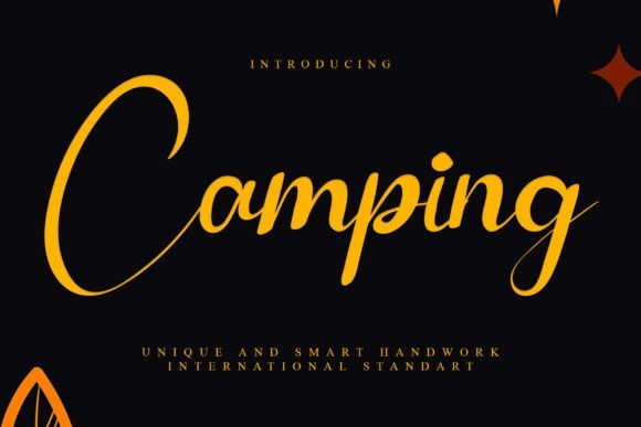Camping Font - Featured Image
