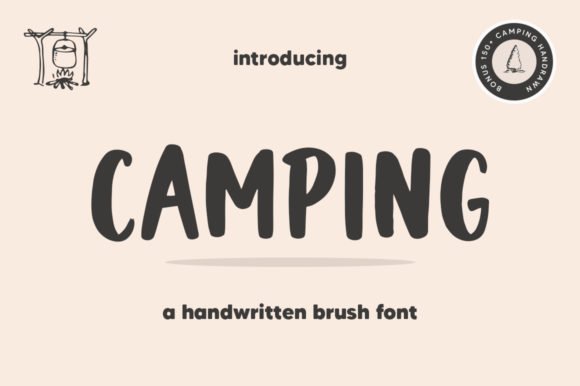Camping Font - Featured Image
