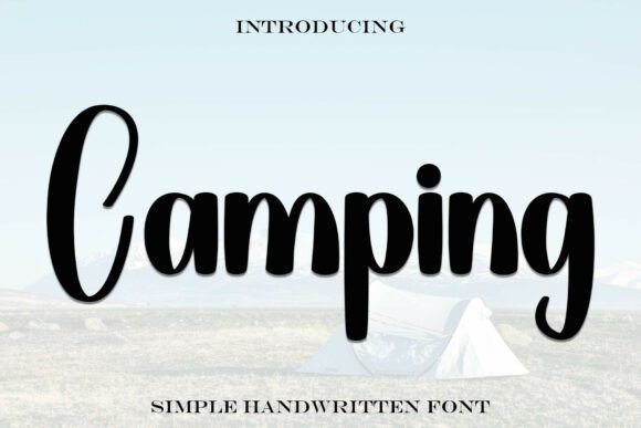 Camping Font - Featured Image
