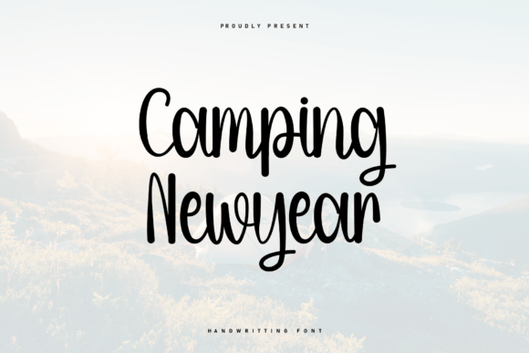 Camping Newyear Font - Featured Image