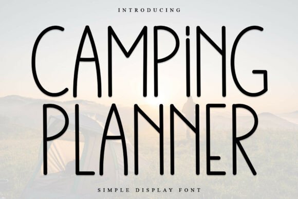 Camping Planner Font - Featured Image