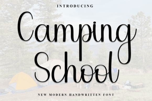 Camping School Font - Featured Image